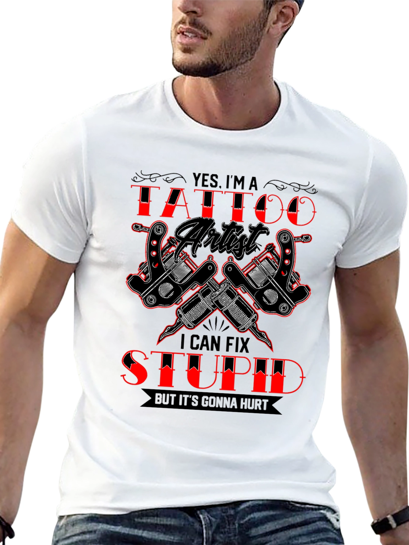 Tattoo Artist Humor Graphic Tee
