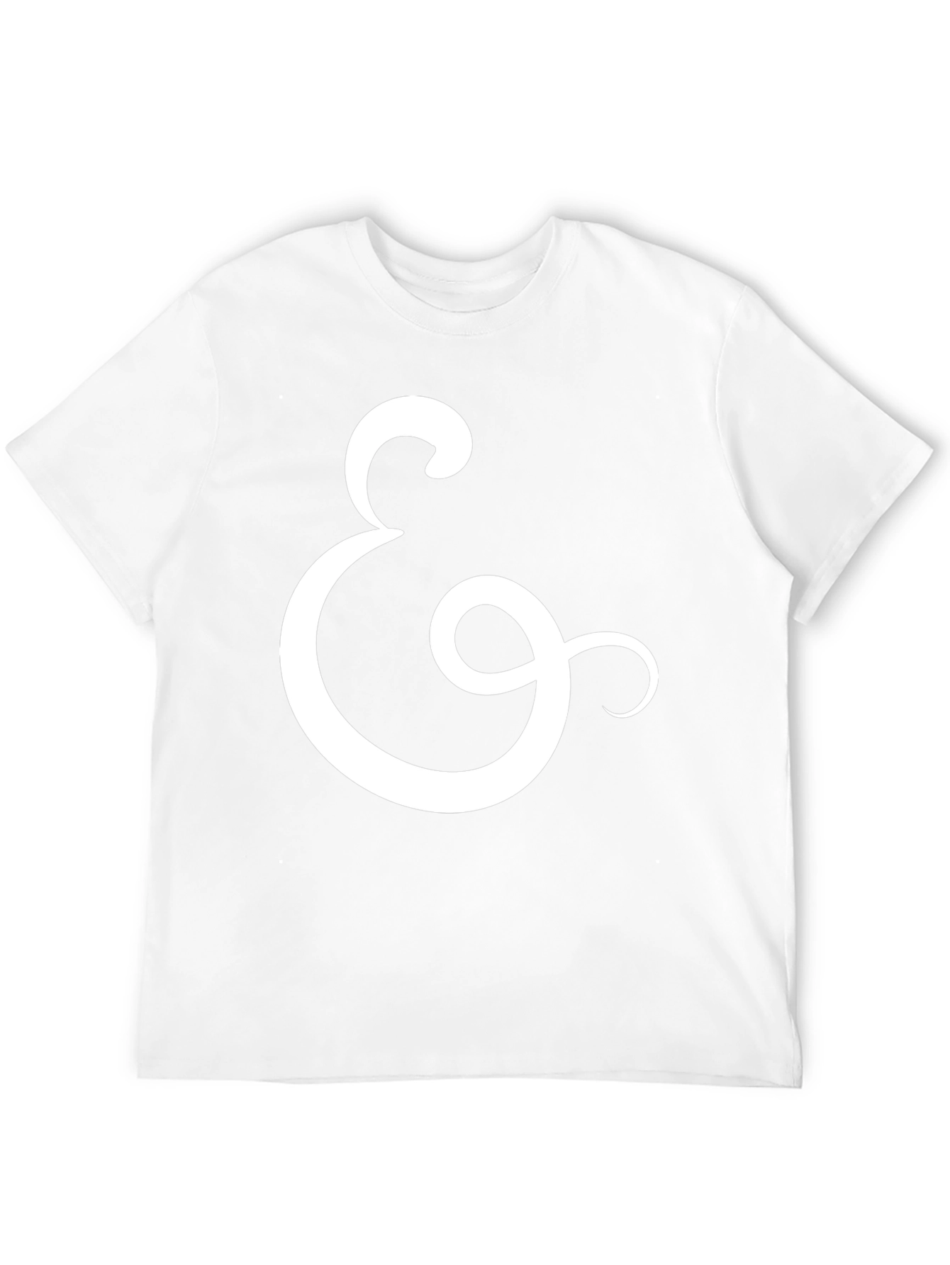 Ampersand Graphic Tee - Stylish Black Cotton T-Shirt