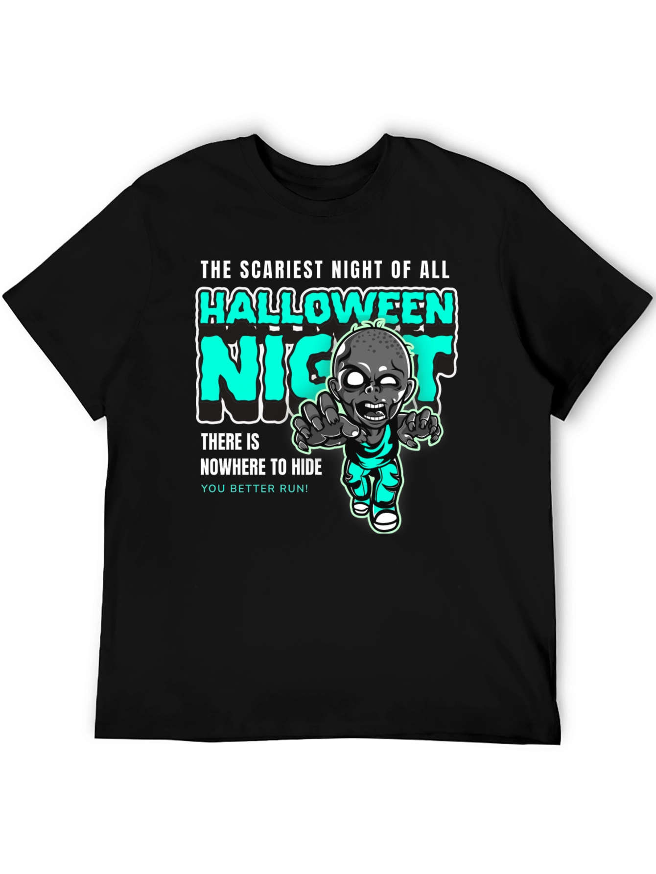 Halloween Night Zombie Graphic Tee
