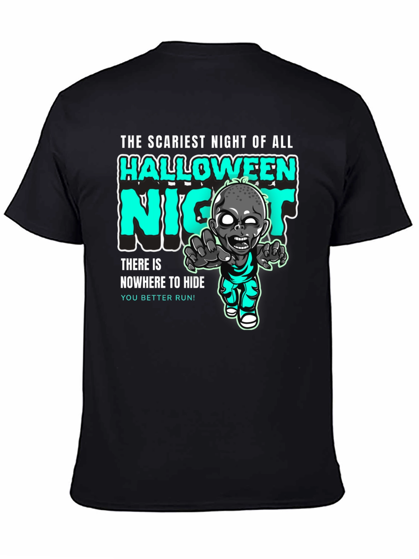 Halloween Night Zombie Graphic Tee