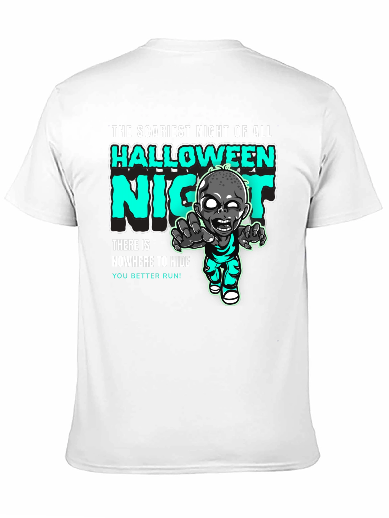 Halloween Night Zombie Graphic Tee
