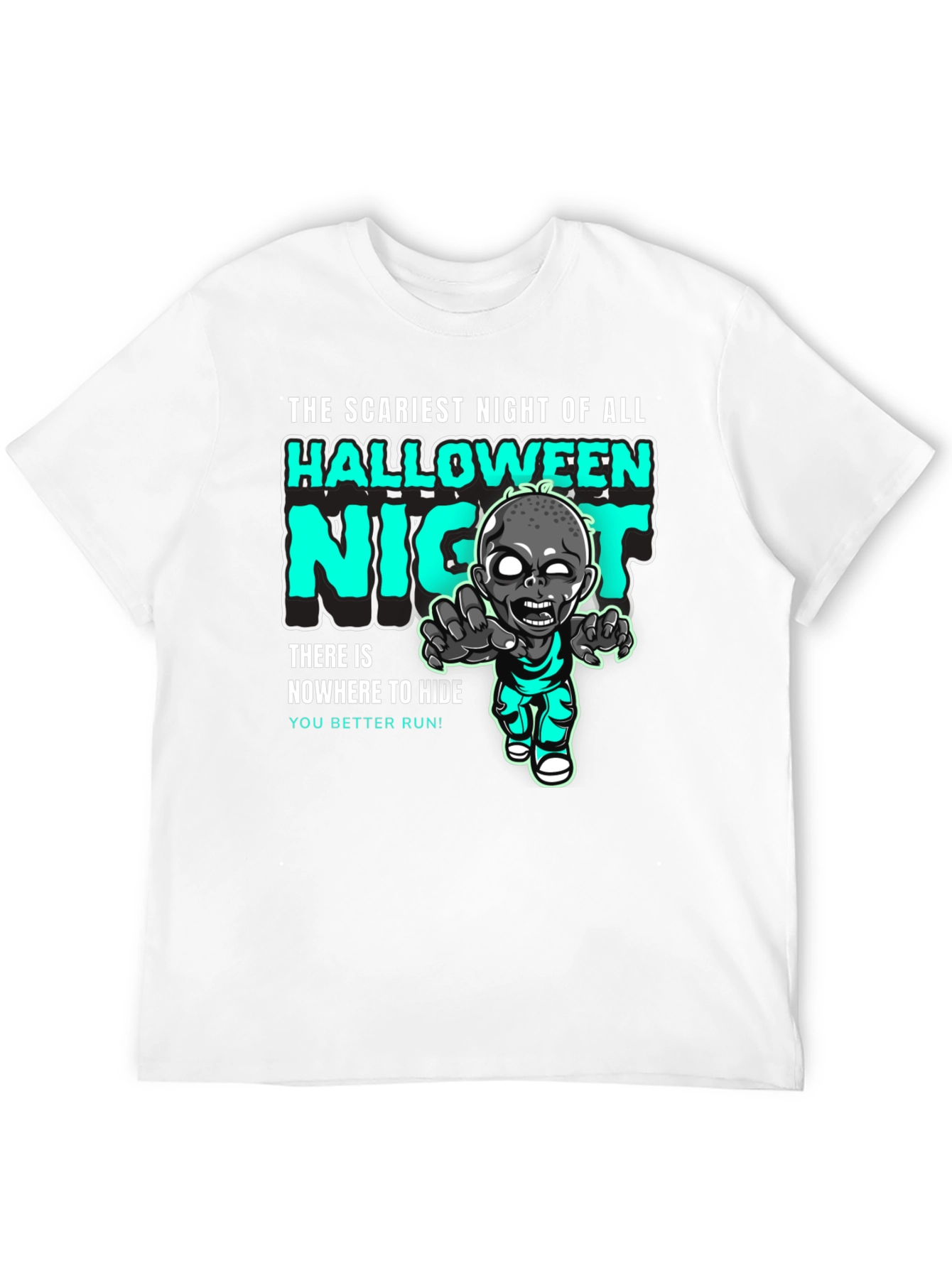 Halloween Night Zombie Graphic Tee