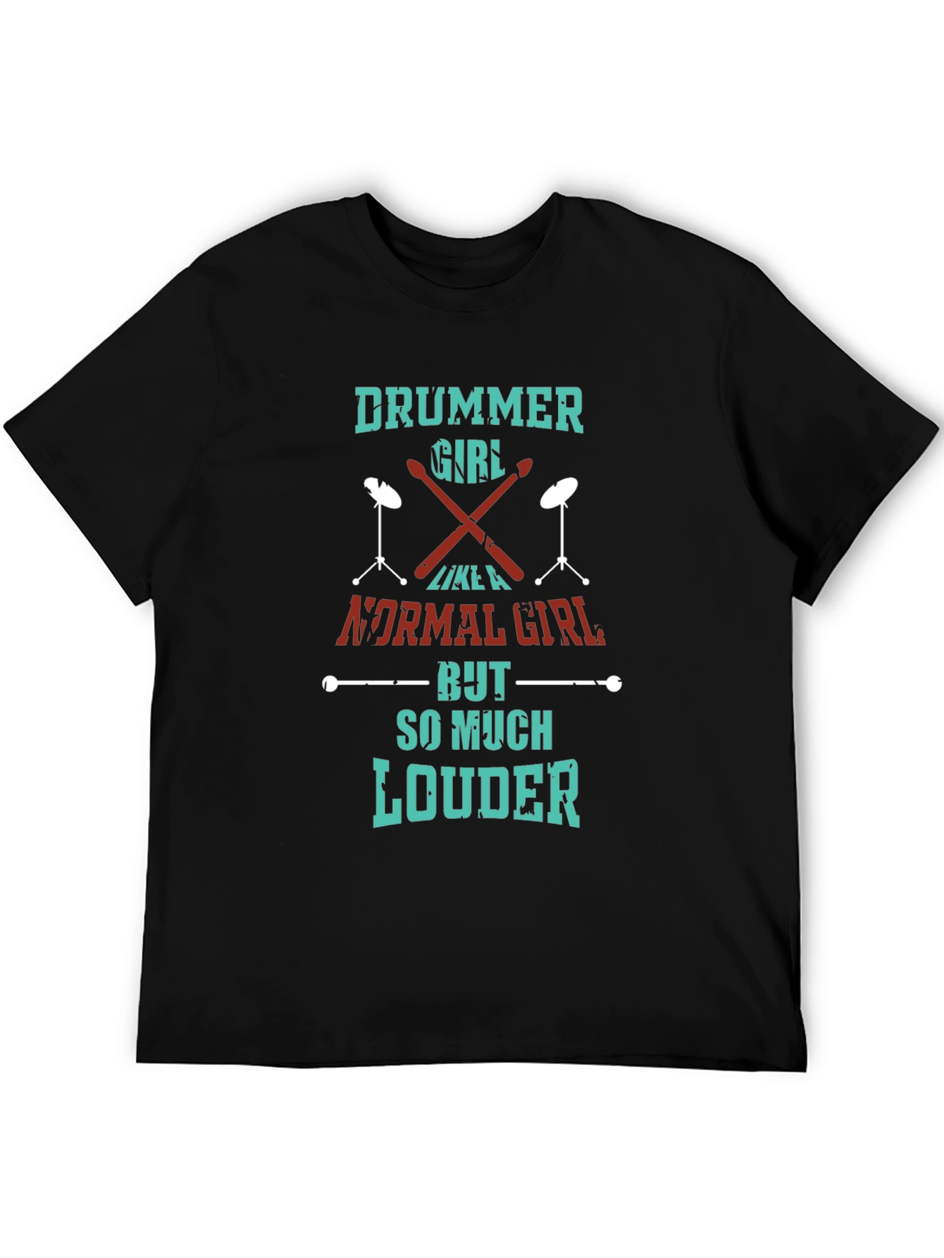 Drummer Girl T-Shirt - So Much Louder