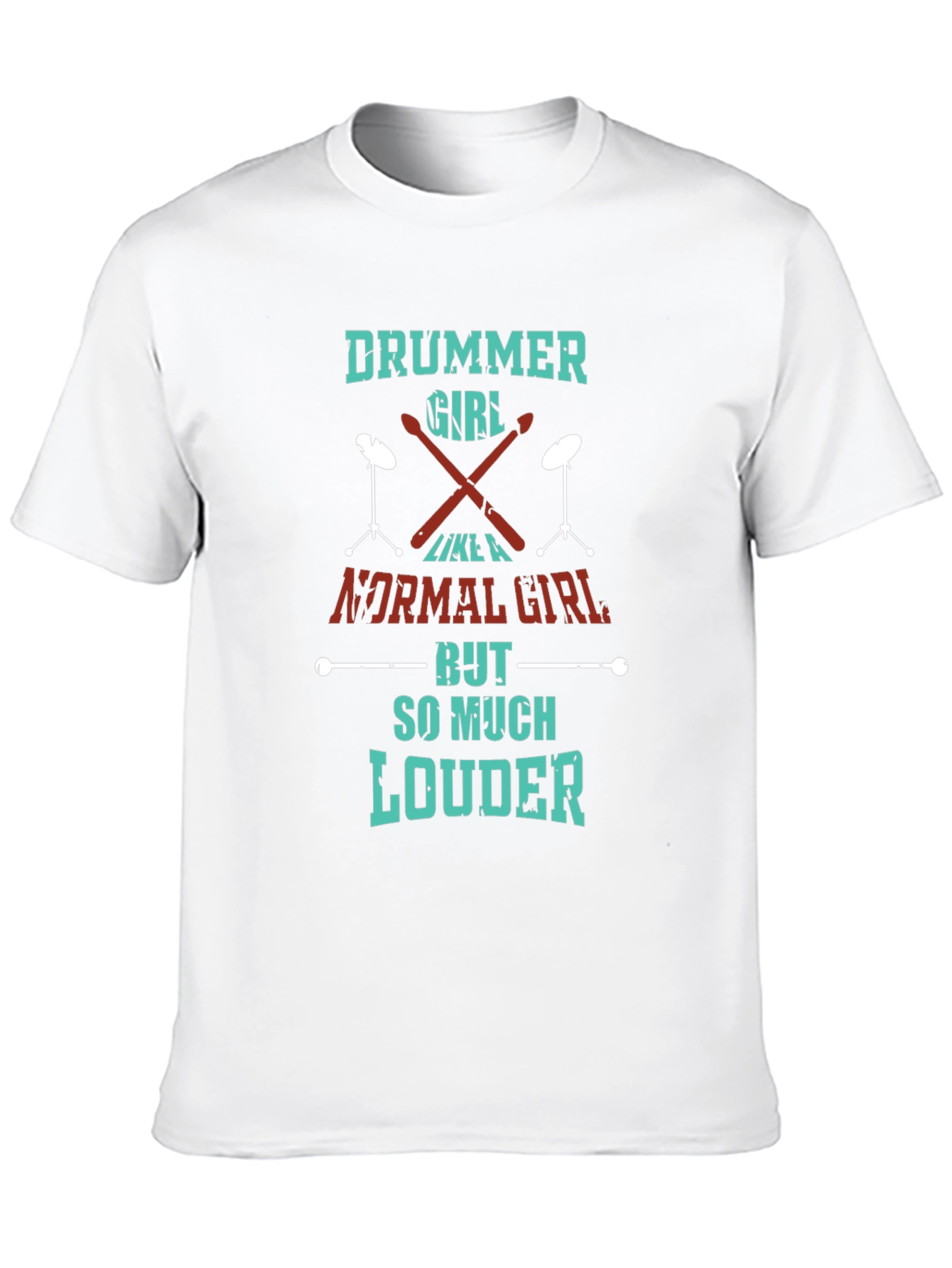 Drummer Girl T-Shirt - So Much Louder