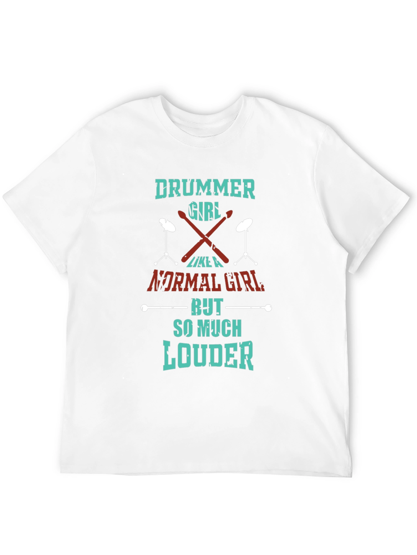 Drummer Girl T-Shirt - So Much Louder