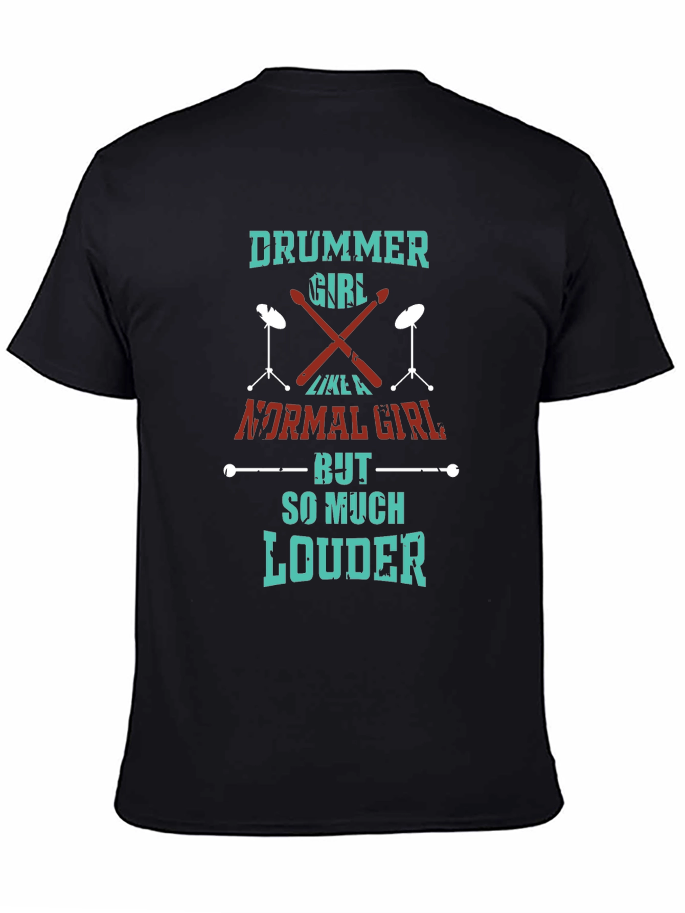 Drummer Girl T-Shirt - So Much Louder