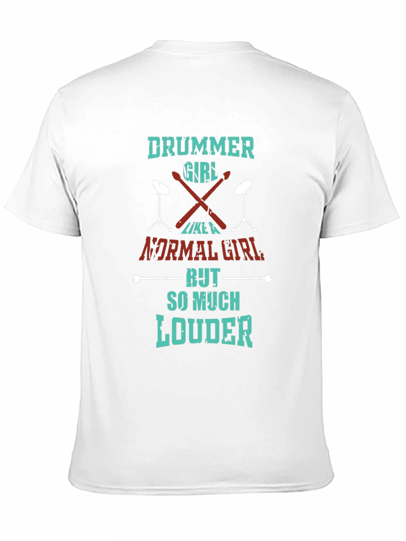 Drummer Girl T-Shirt - So Much Louder