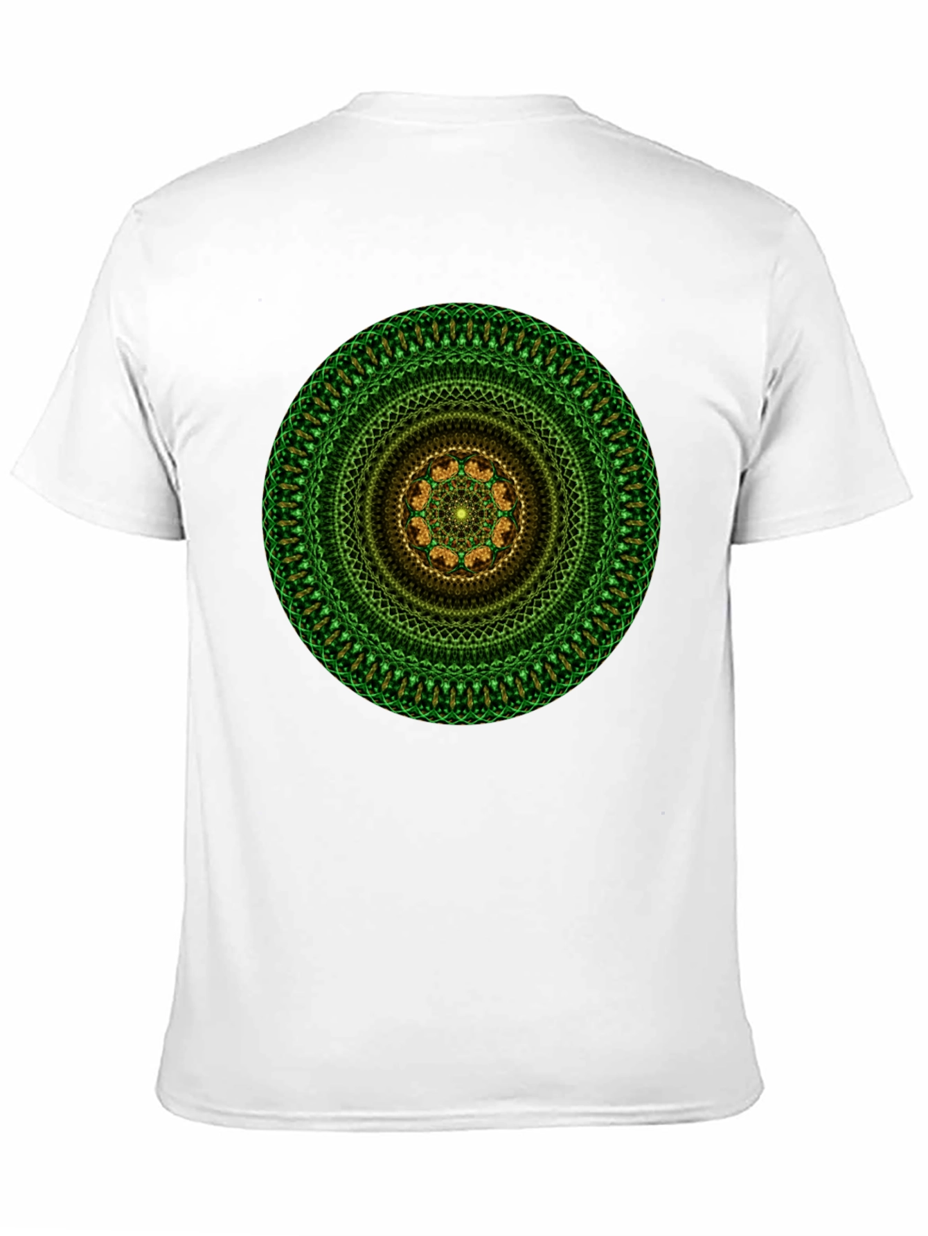 Green Mandala Graphic Tee - Casual Comfort