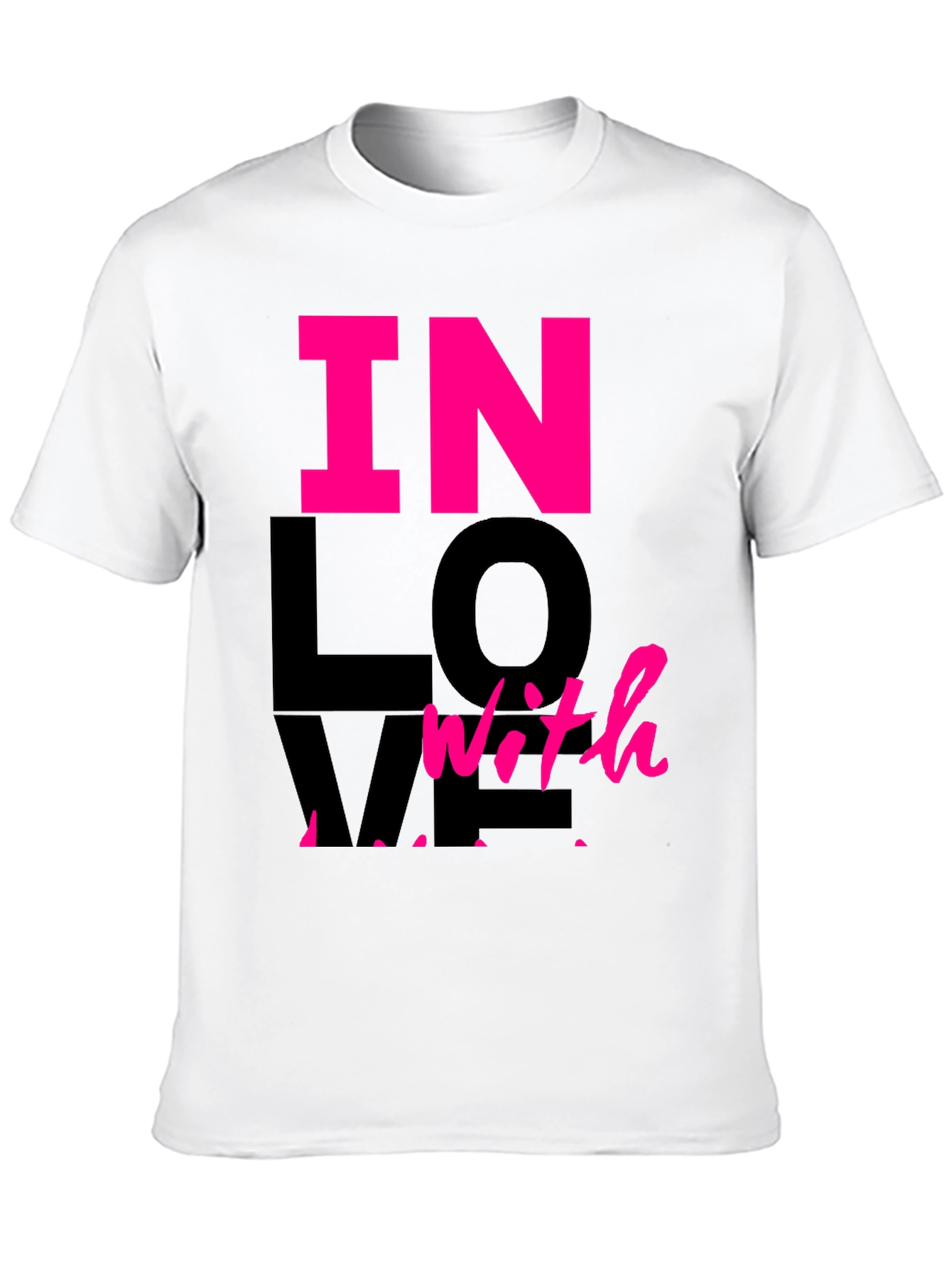In Love With Me Graphic Tee - Black