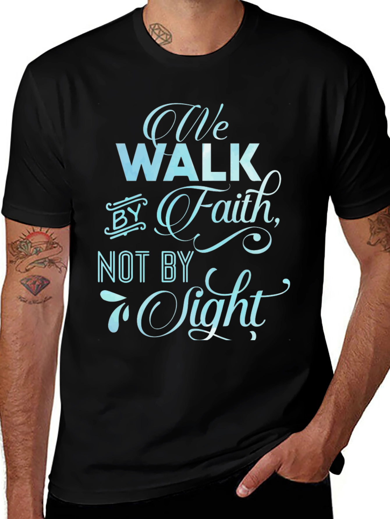 Faith Inspired T-Shirt - We Walk By Faith