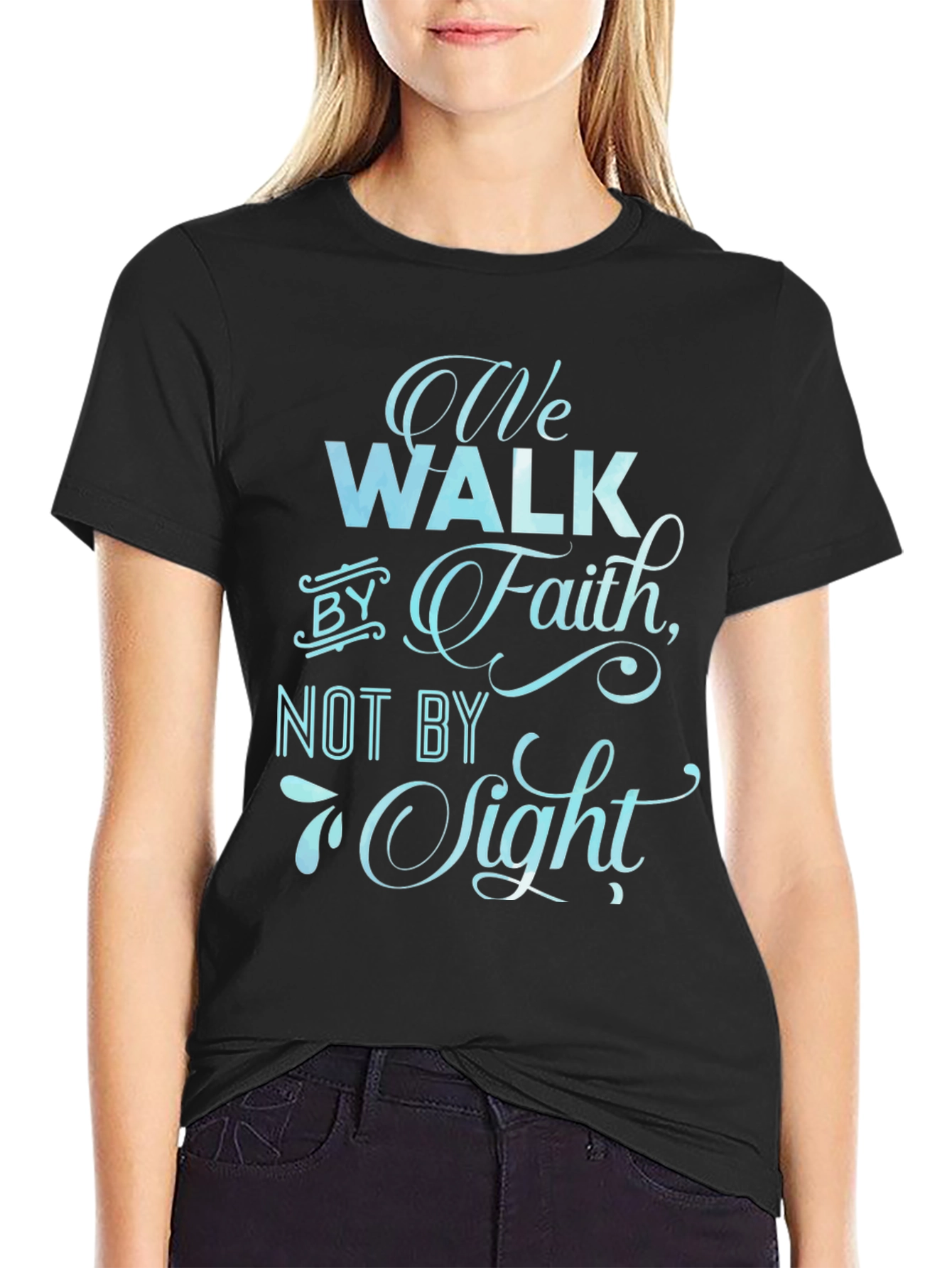 Faith Inspired T-Shirt - We Walk By Faith