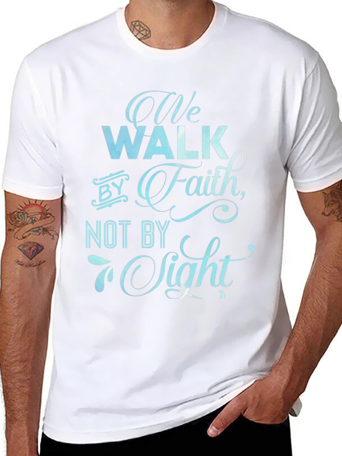 Faith Inspired T-Shirt - We Walk By Faith