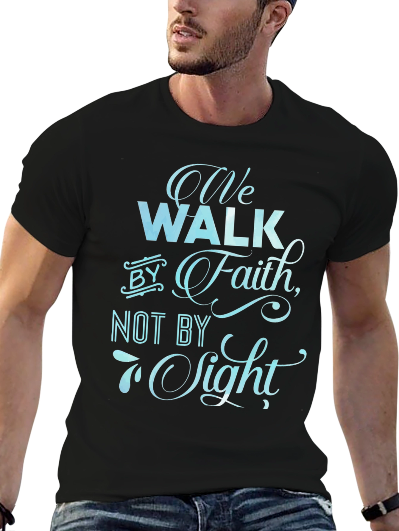 Faith Inspired T-Shirt - We Walk By Faith
