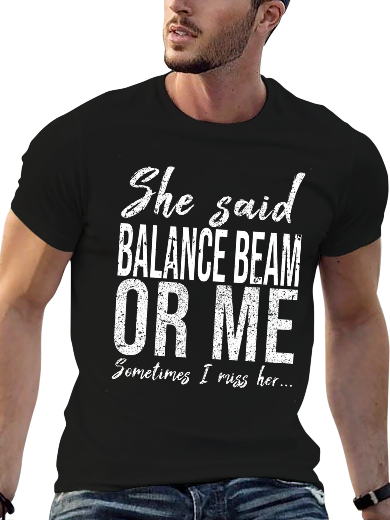 Balance Beam or Me Funny T-Shirt