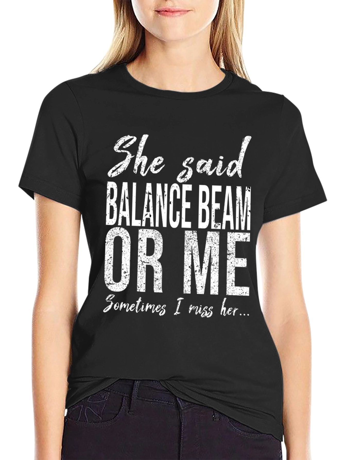 Balance Beam or Me Funny T-Shirt