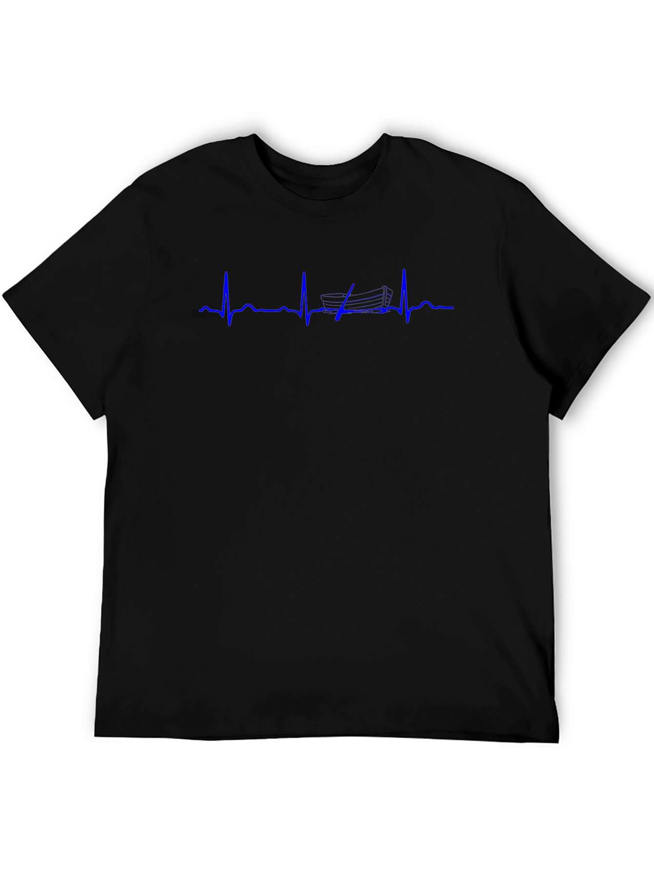 Heartbeat Mountain T-Shirt - Black