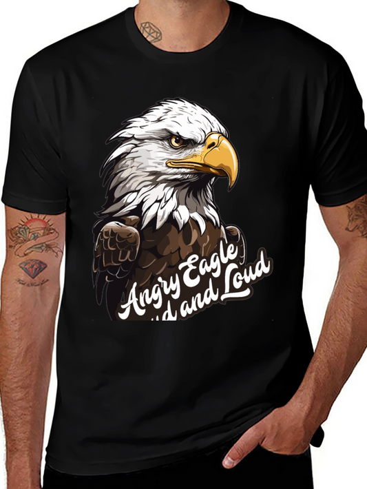Angry Eagle Loud T-Shirt - Black