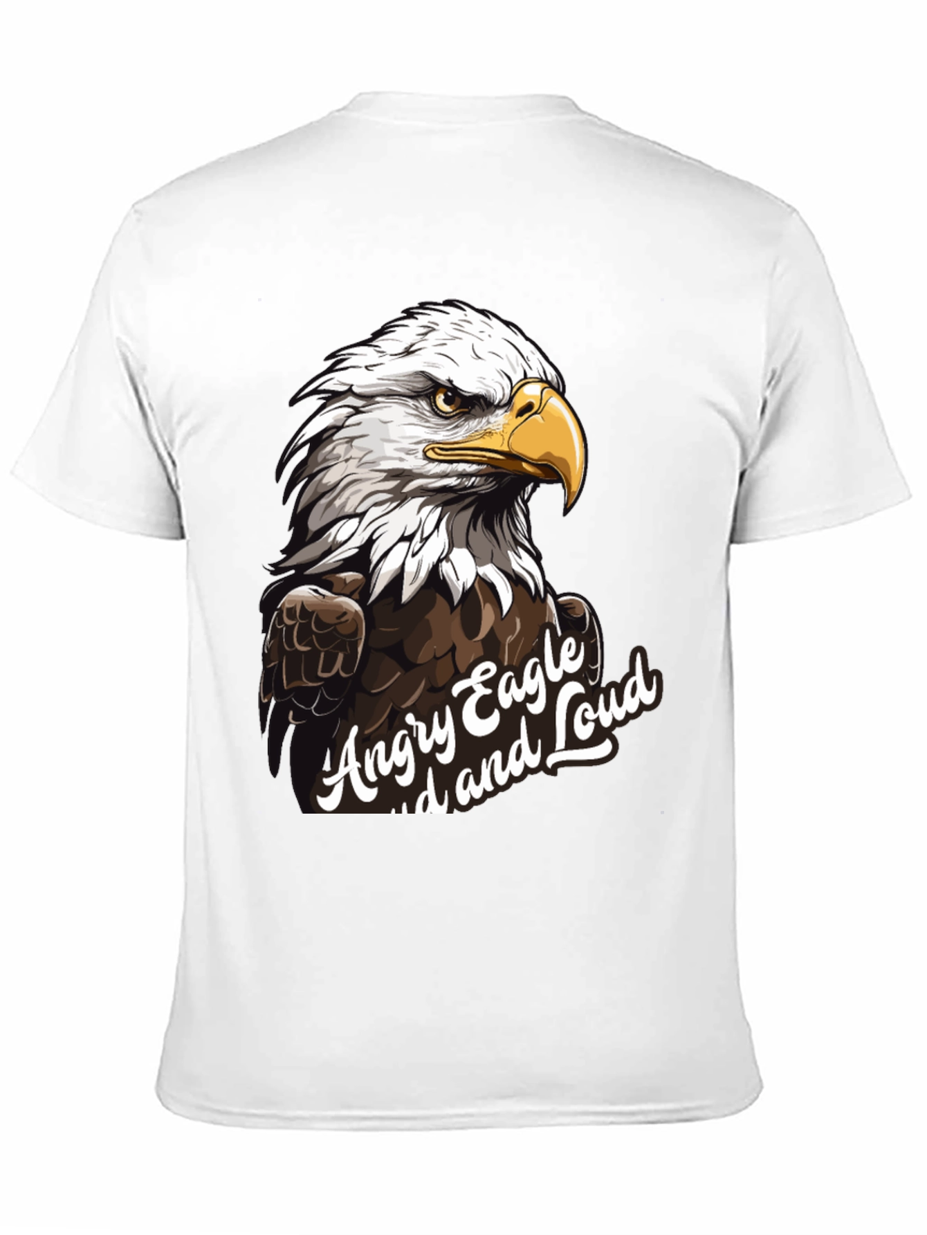 Angry Eagle Loud T-Shirt - Black