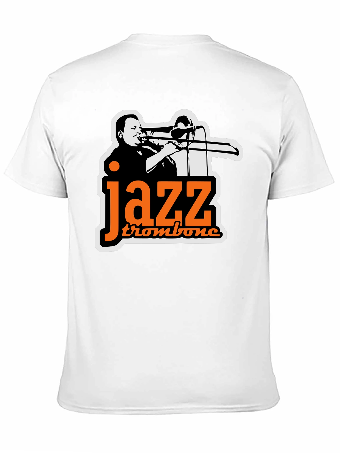 Jazz Trombone Black T-Shirt - Cool Music Tee