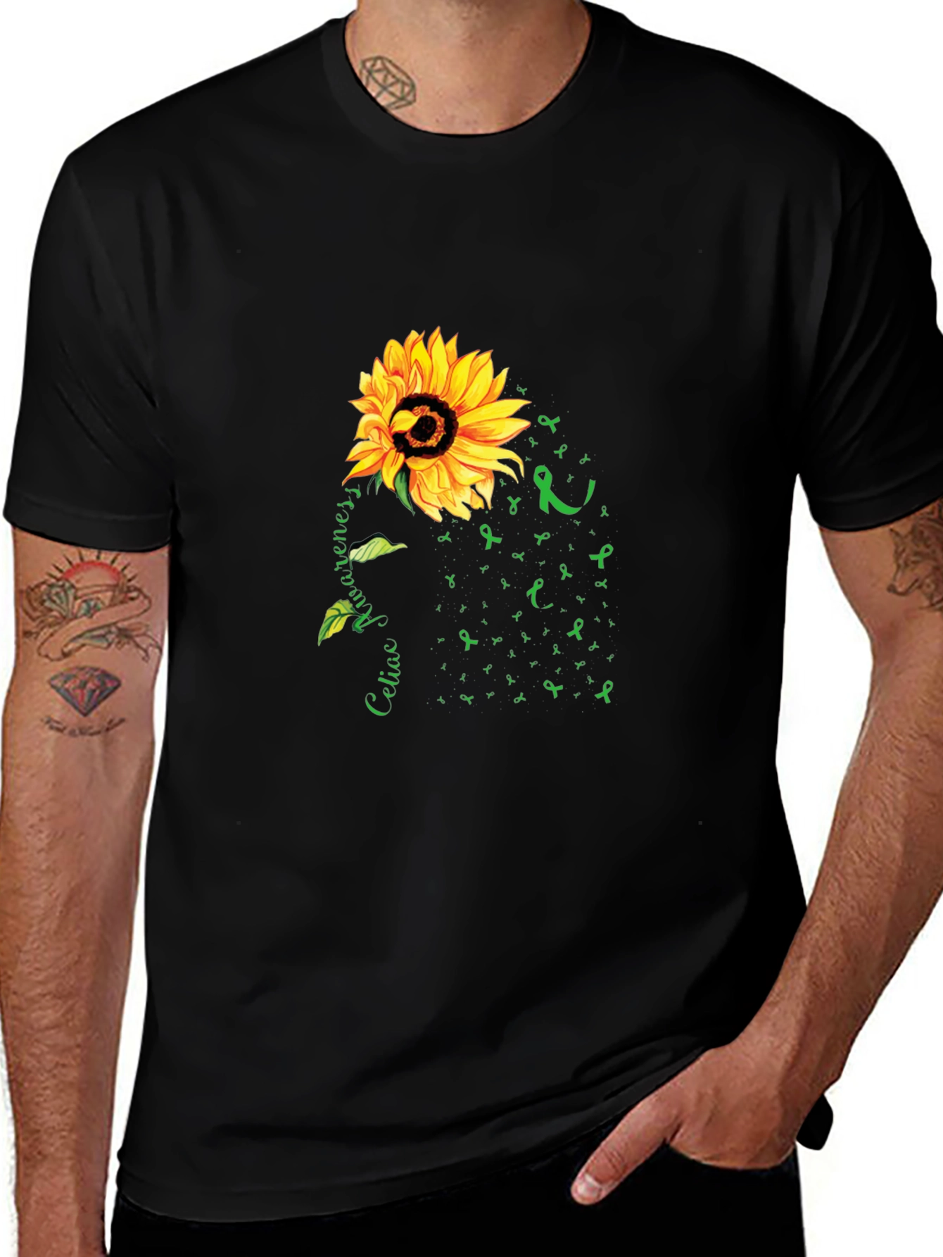 Celiac Awareness Sunflower T-Shirt