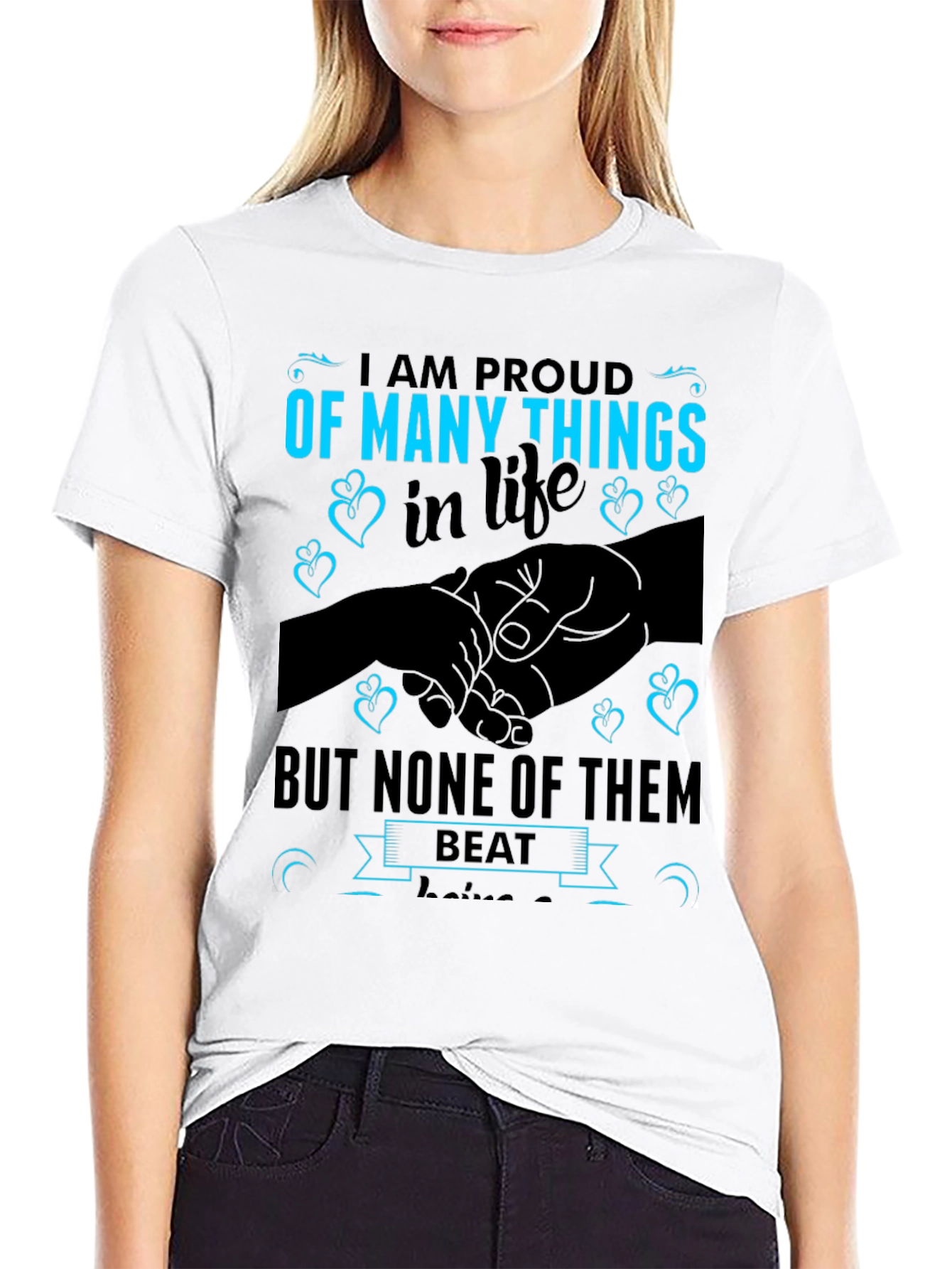 Proud Parent T-Shirt - Black Graphic Tee