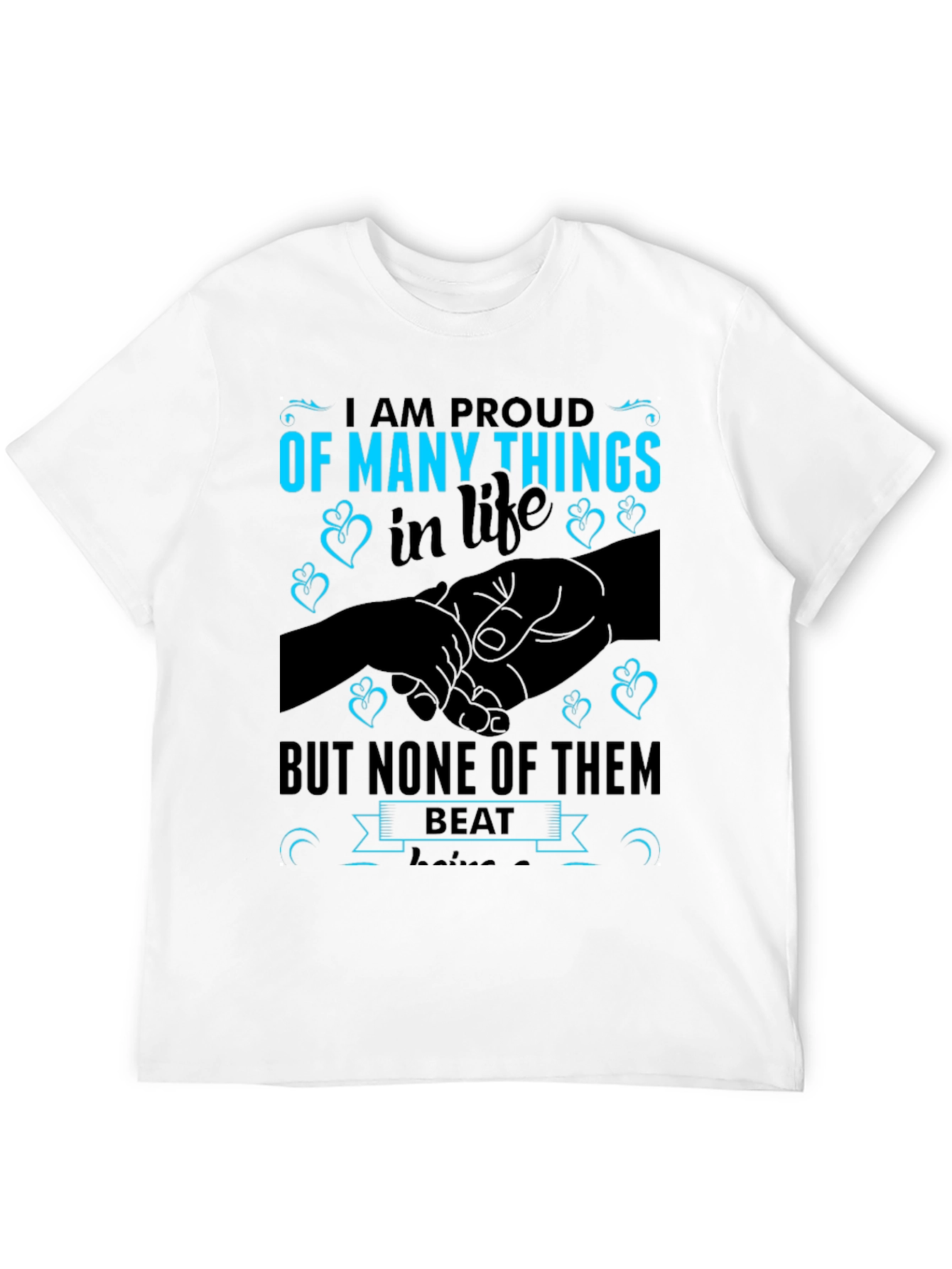 Proud Parent T-Shirt - Black Graphic Tee