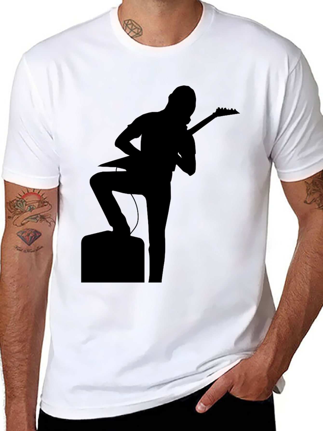 Guitar Player Silhouette T-Shirt
