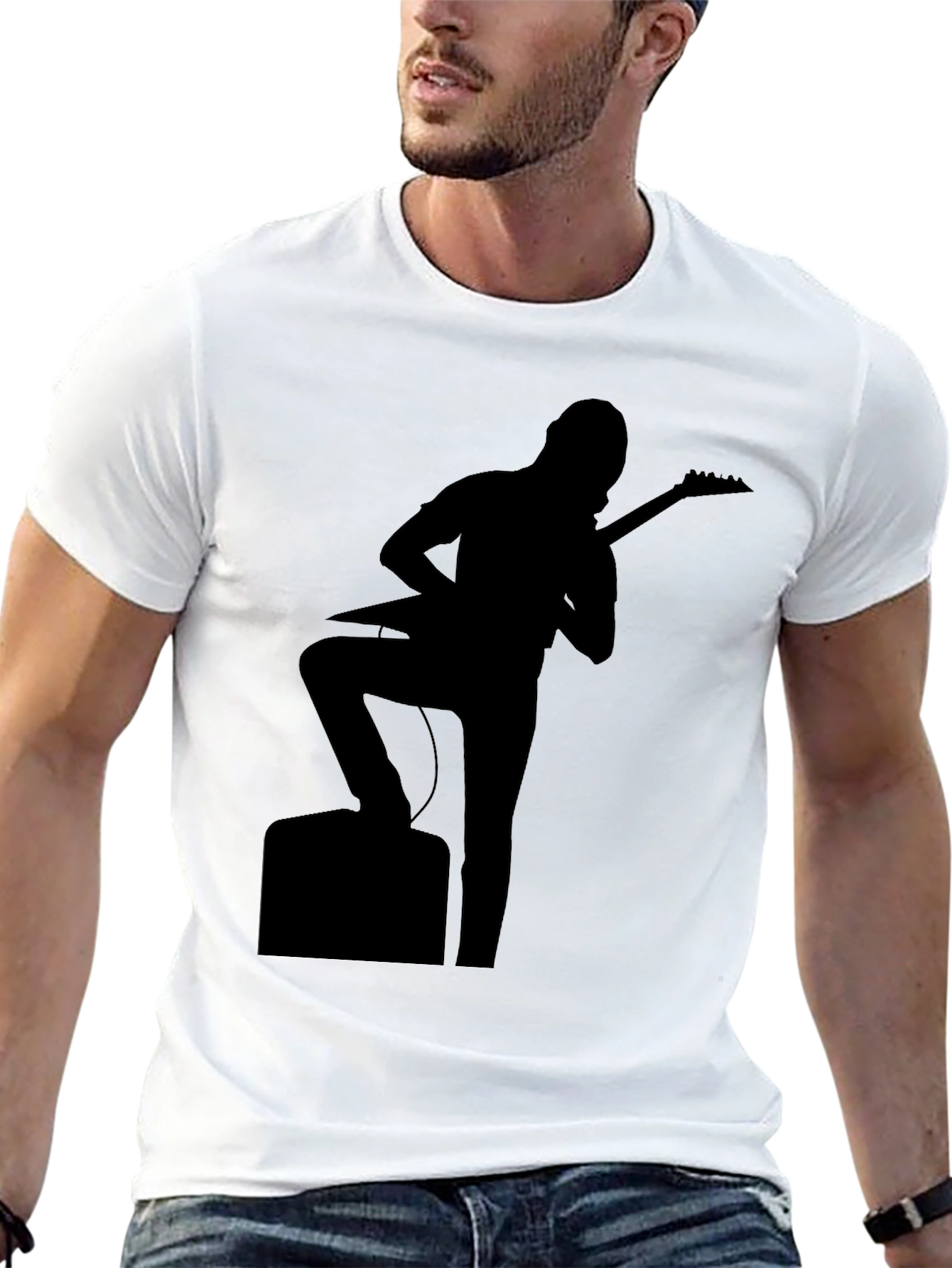 Guitar Player Silhouette T-Shirt