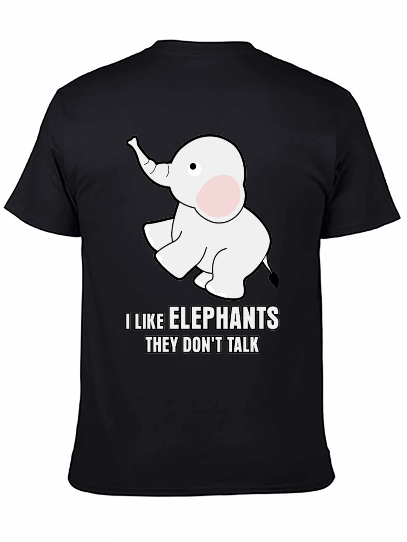 I Like Elephants T-Shirt - Soft Cotton Blend