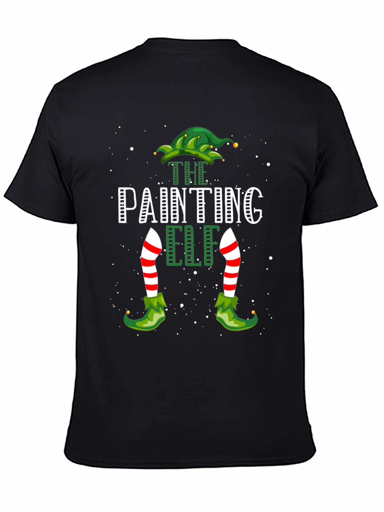The Painting Elf T-Shirt - Christmas Festive Tee