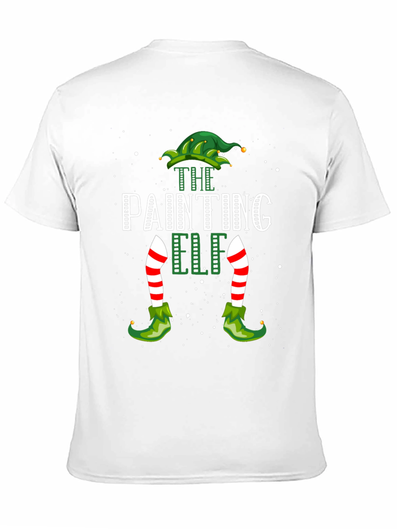 The Painting Elf T-Shirt - Christmas Festive Tee