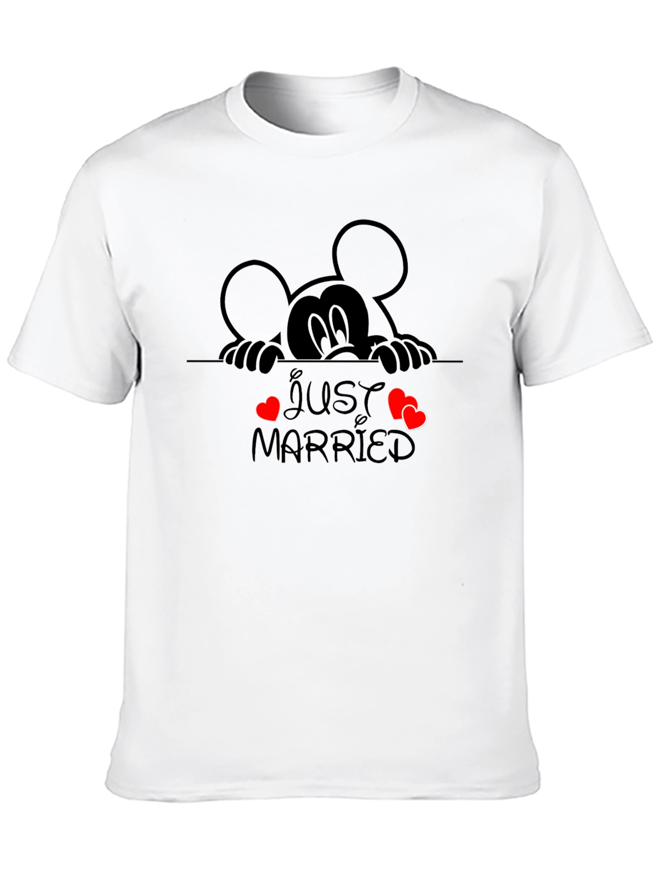 Just Married Mickey Mouse T-Shirt