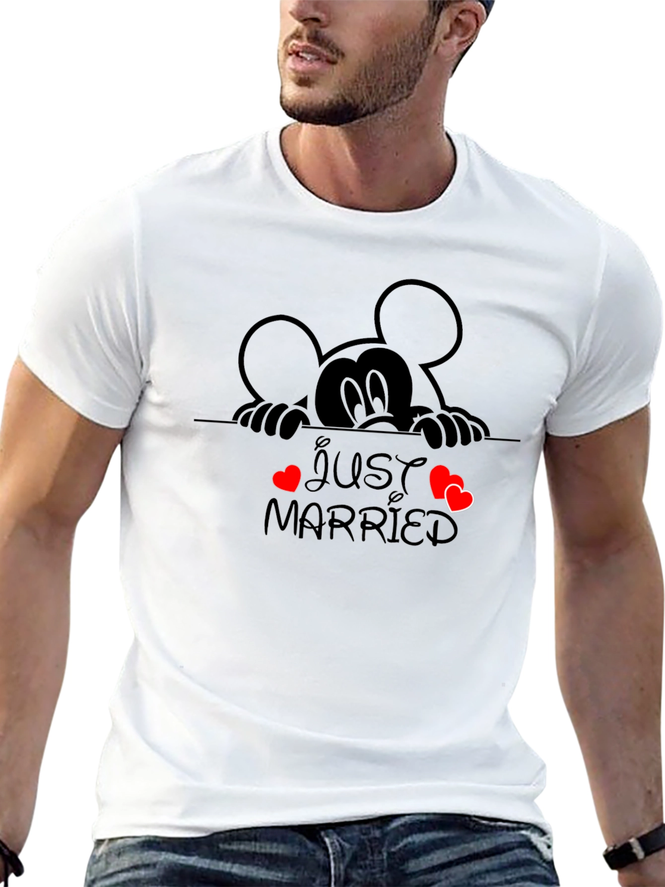 Just Married Mickey Mouse T-Shirt
