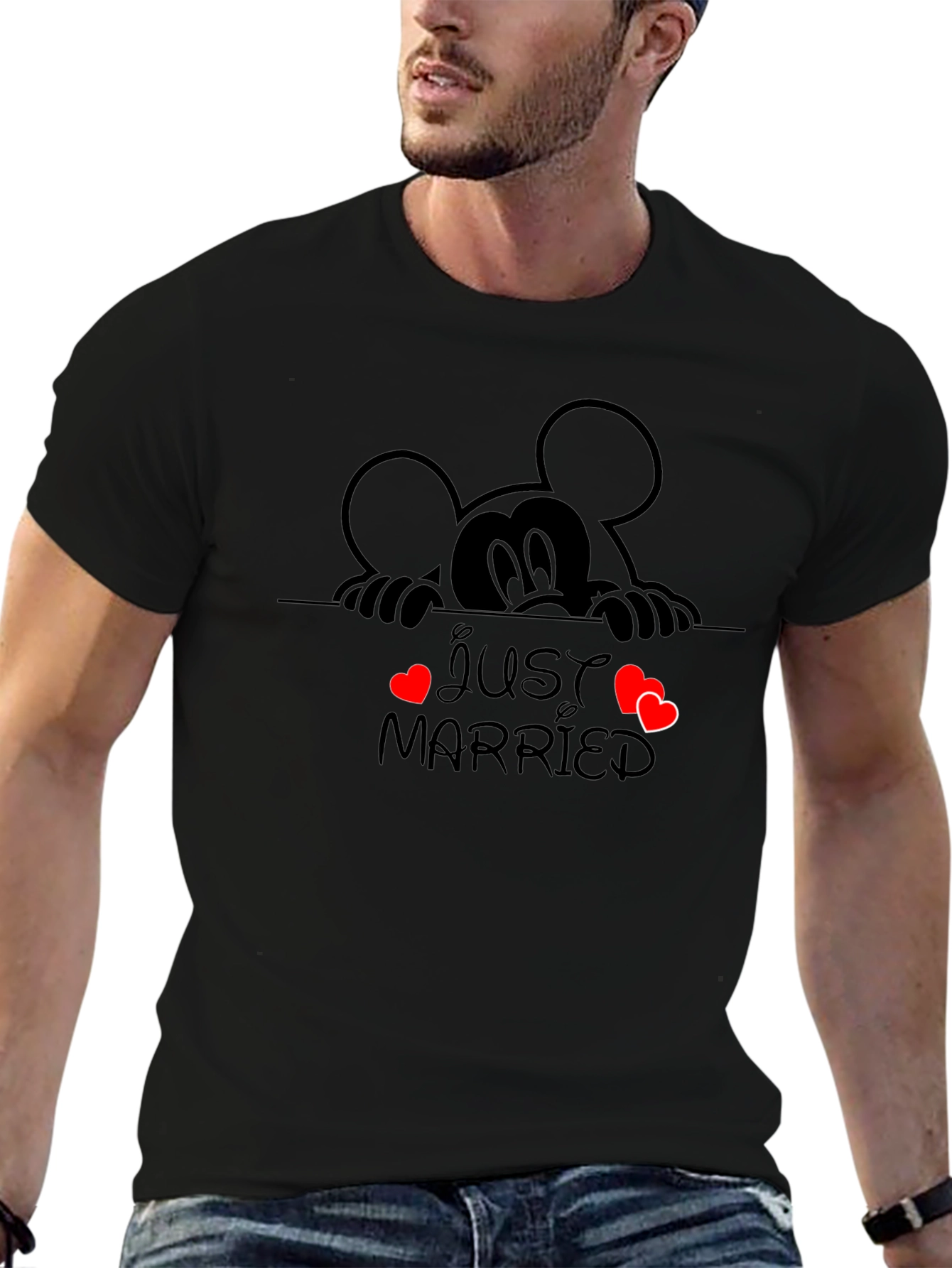 Just Married Mickey Mouse T-Shirt