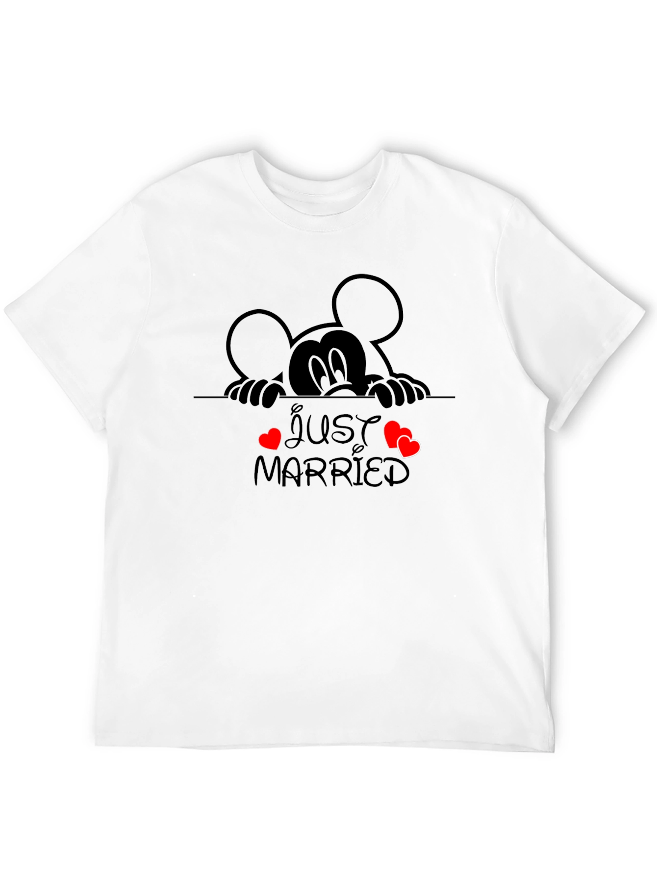 Just Married Mickey Mouse T-Shirt
