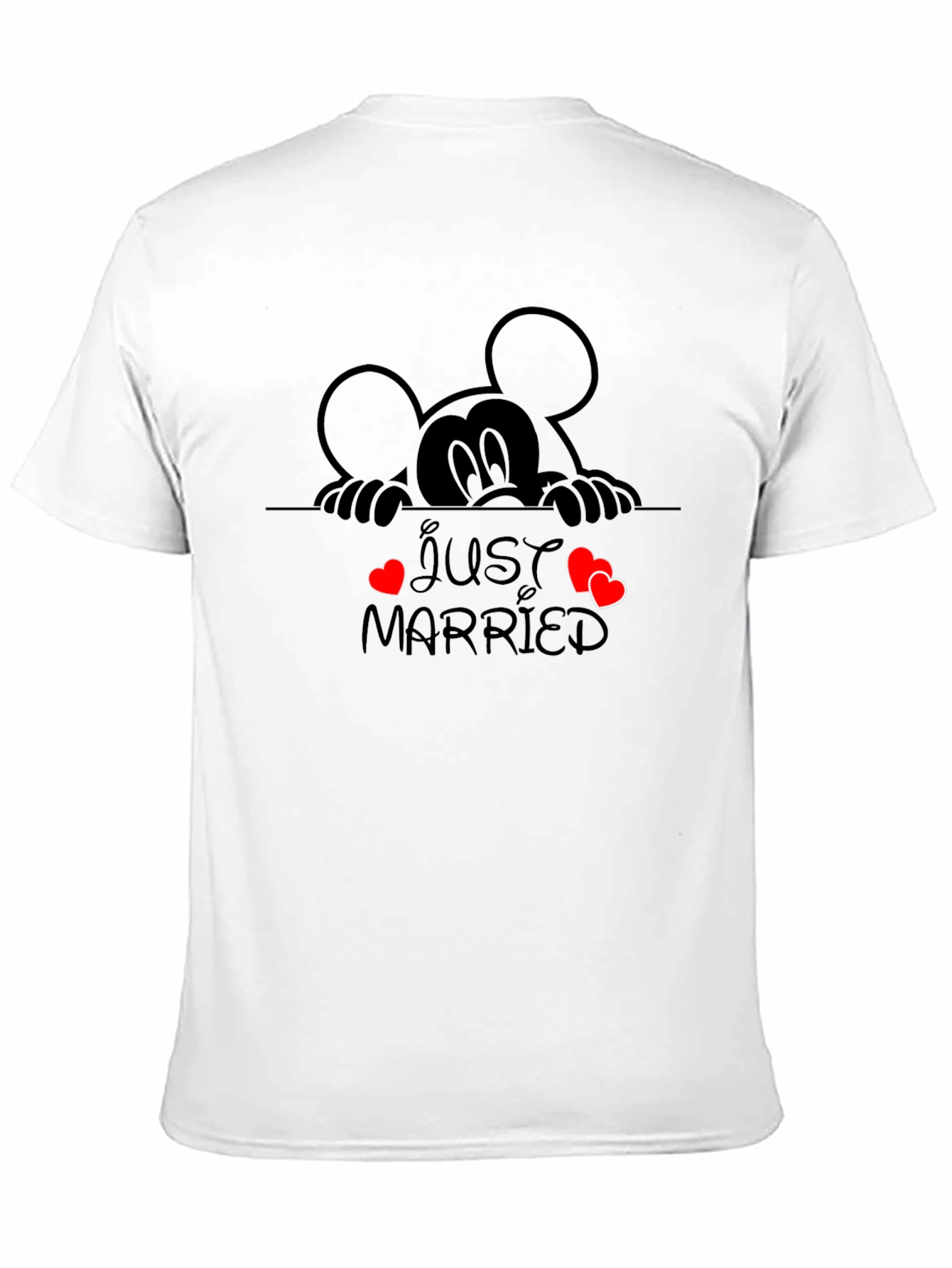 Just Married Mickey Mouse T-Shirt