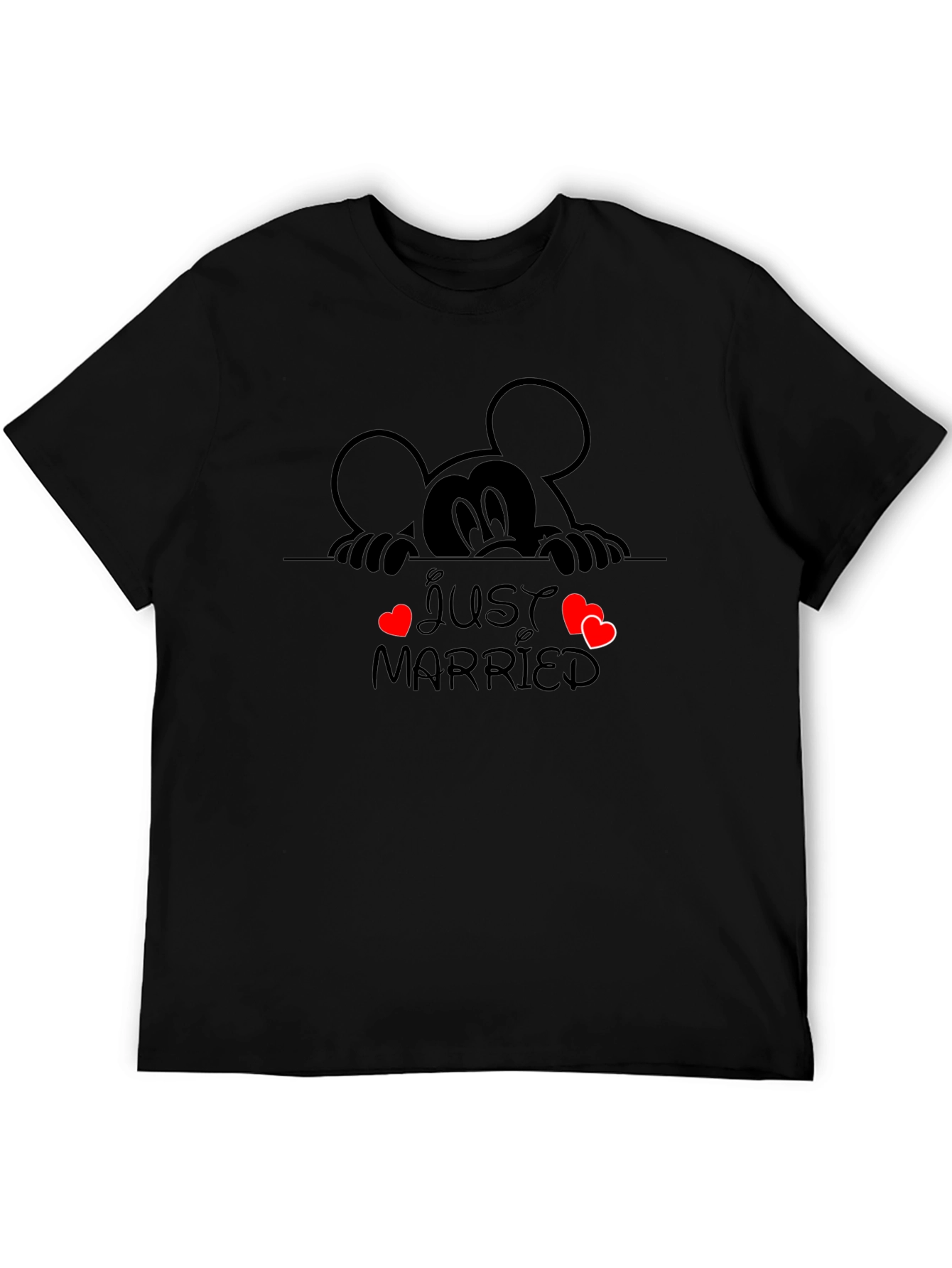 Just Married Mickey Mouse T-Shirt