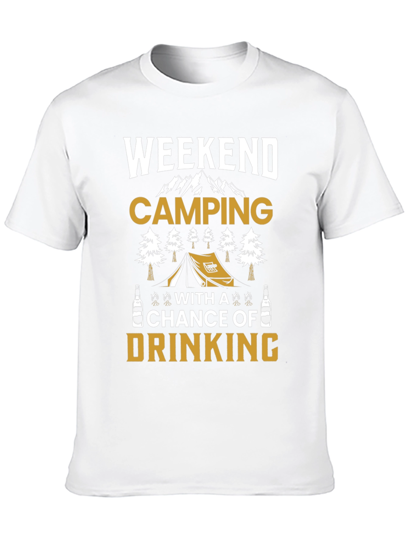 Weekend Camping Drinking T-Shirt