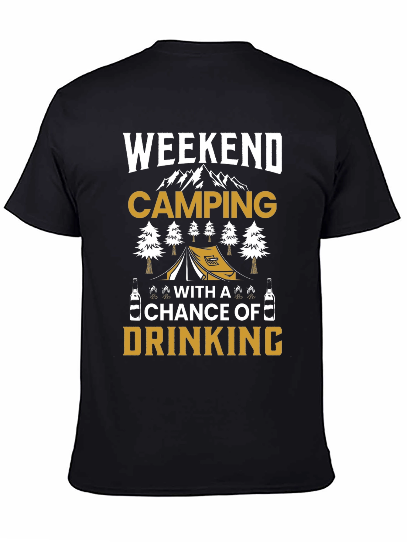 Weekend Camping Drinking T-Shirt