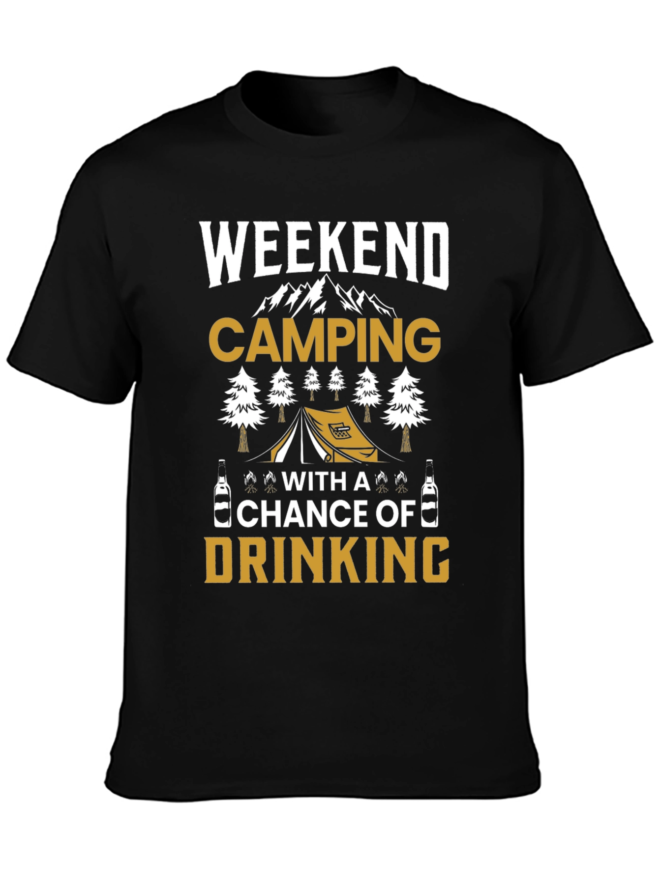 Weekend Camping Drinking T-Shirt
