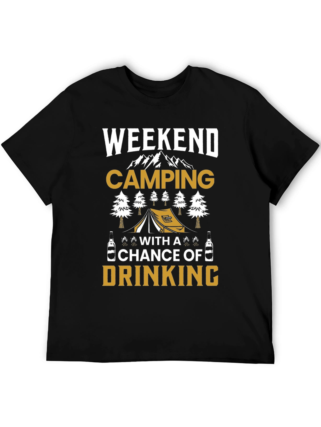 Weekend Camping Drinking T-Shirt