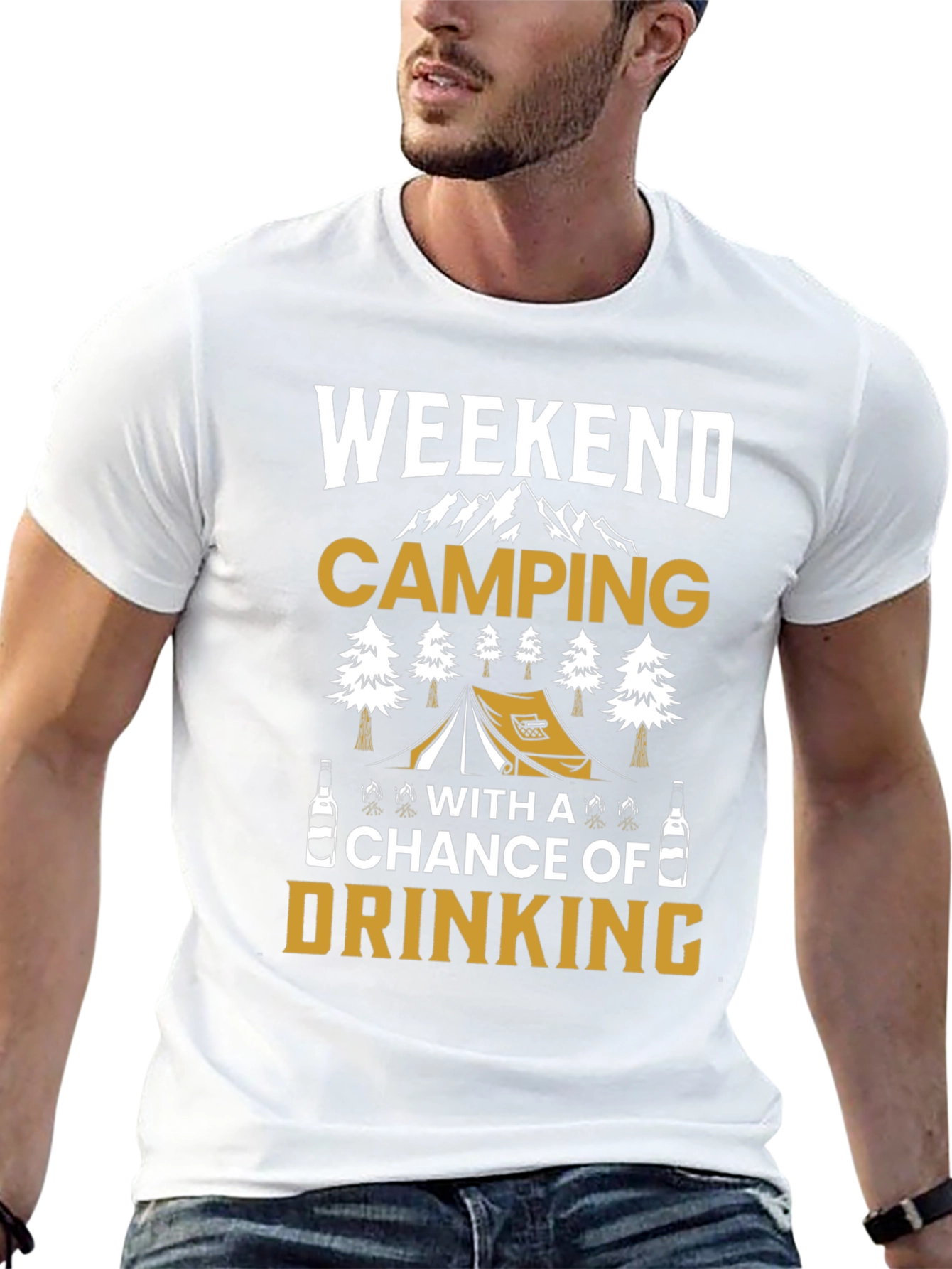 Weekend Camping Drinking T-Shirt