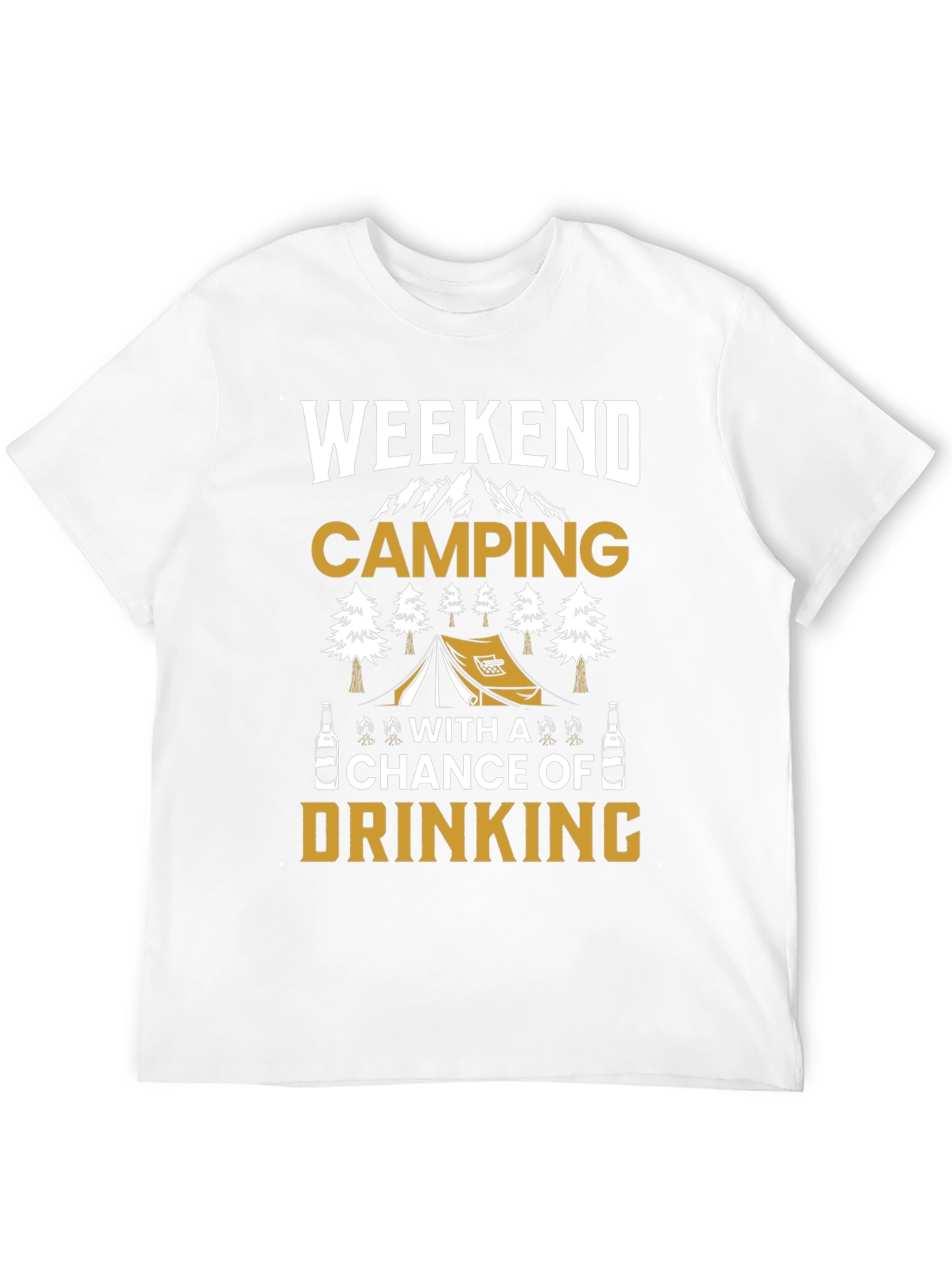 Weekend Camping Drinking T-Shirt