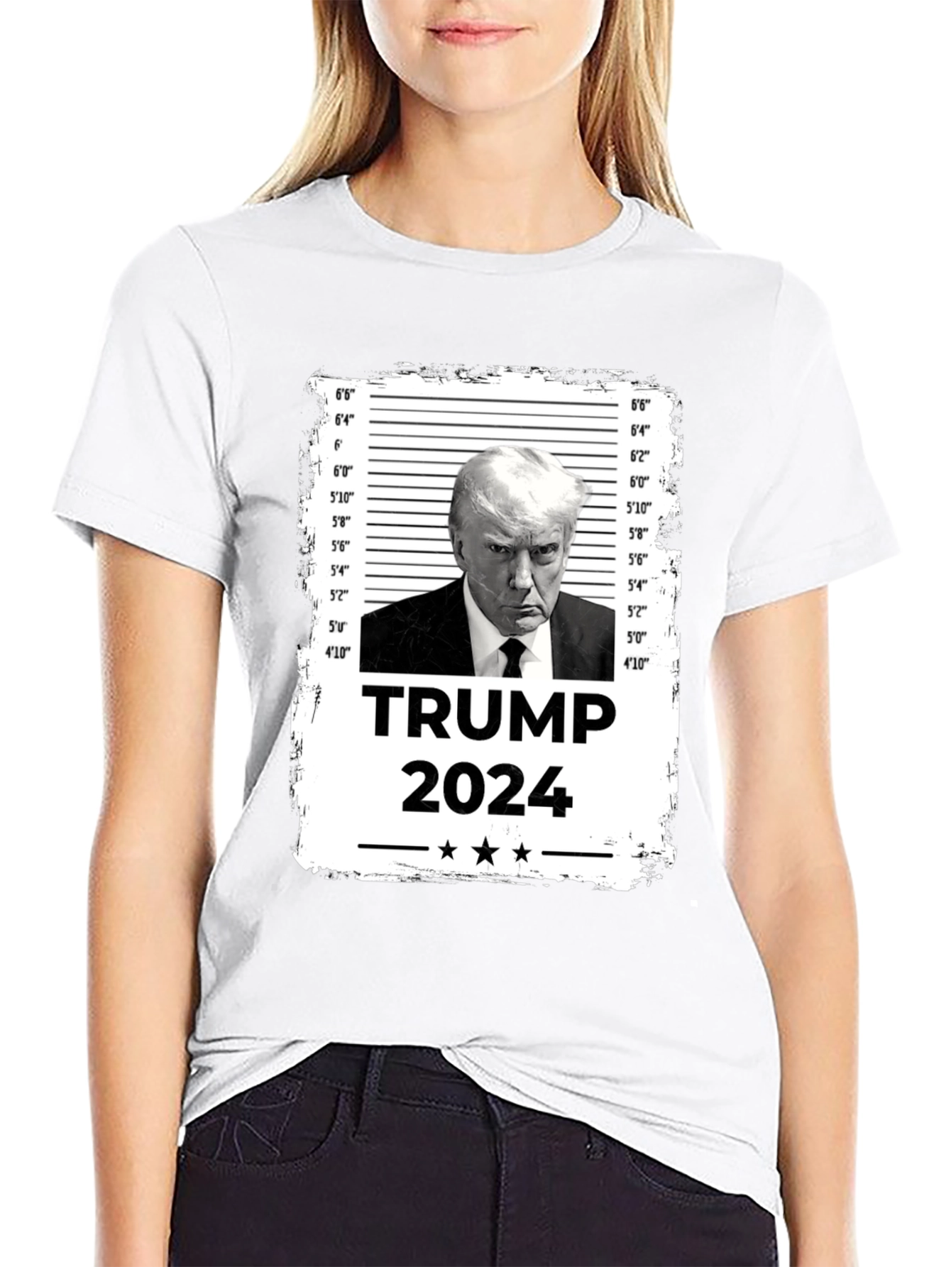 Trump 2024 Mugshot Graphic T-Shirt