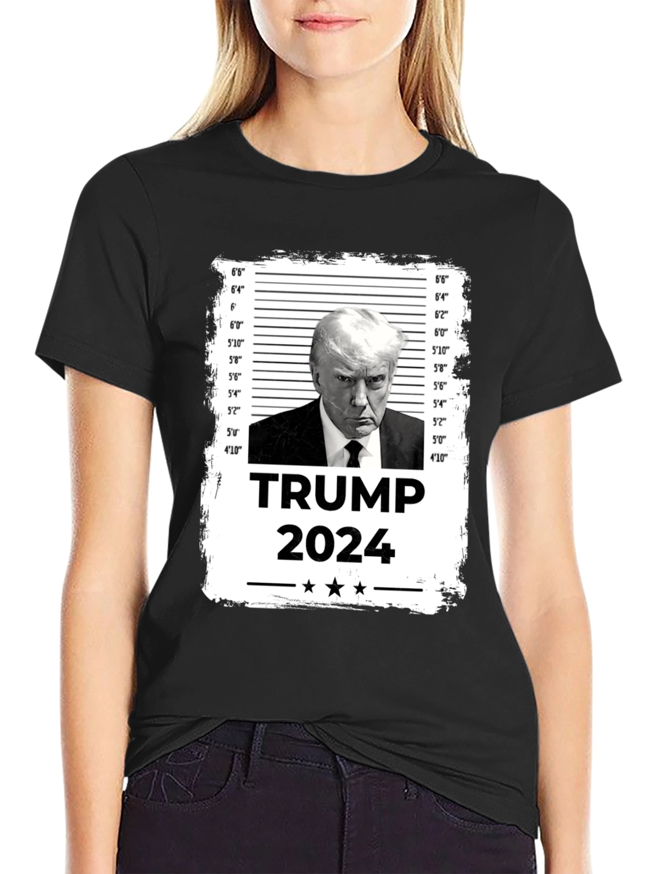 Trump 2024 Mugshot Graphic T-Shirt