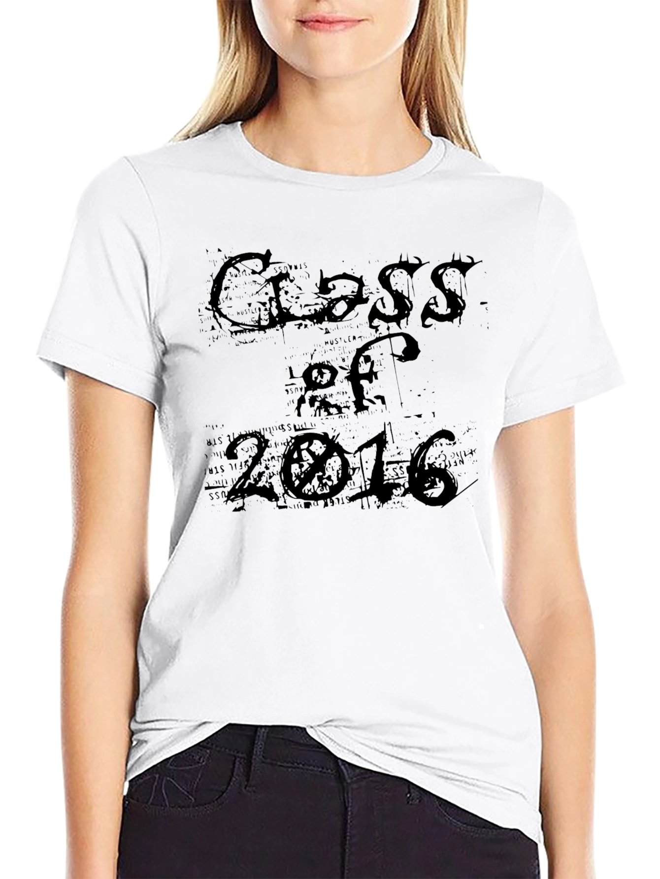 Class of 2016 Black Graphic Tee