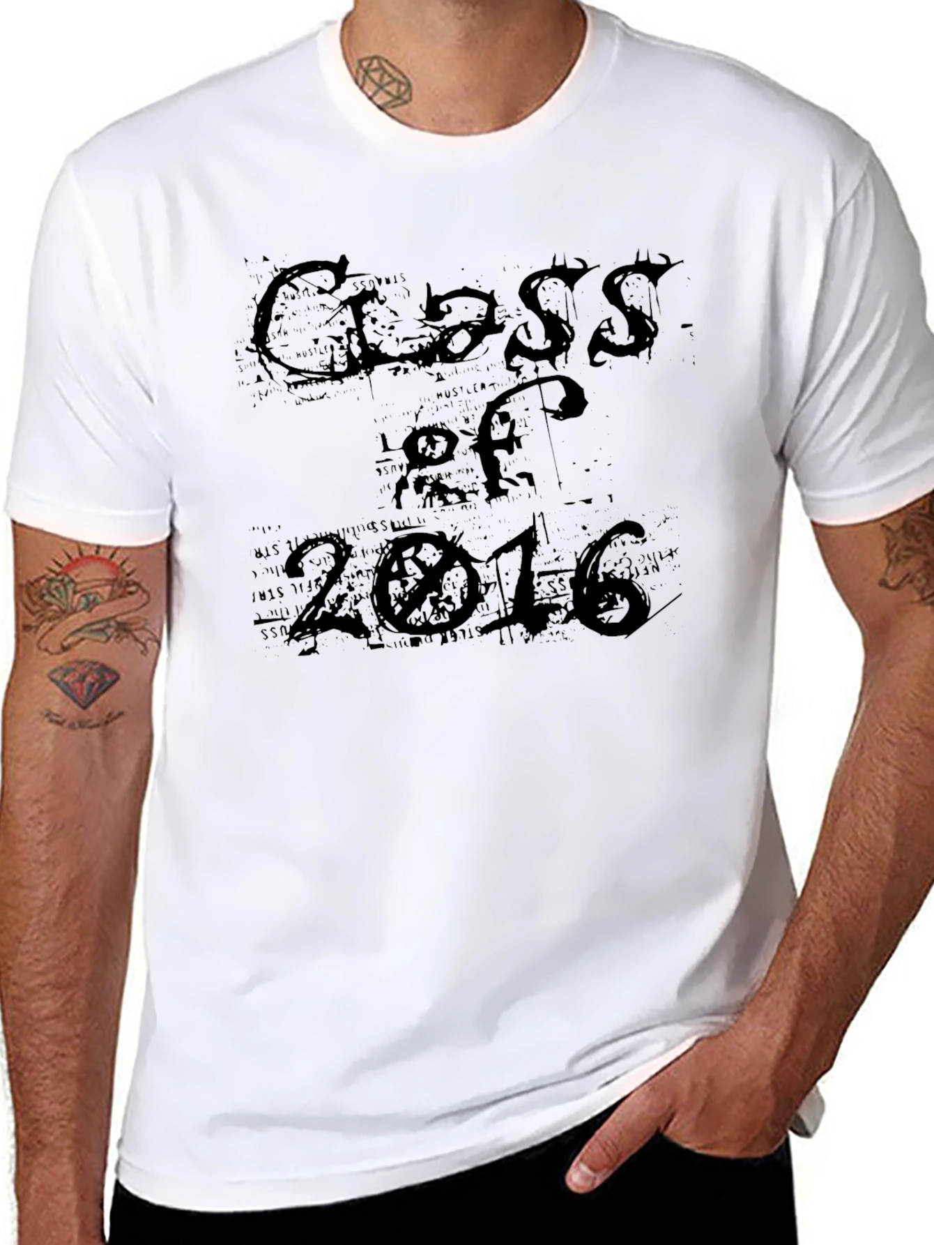 Class of 2016 Black Graphic Tee