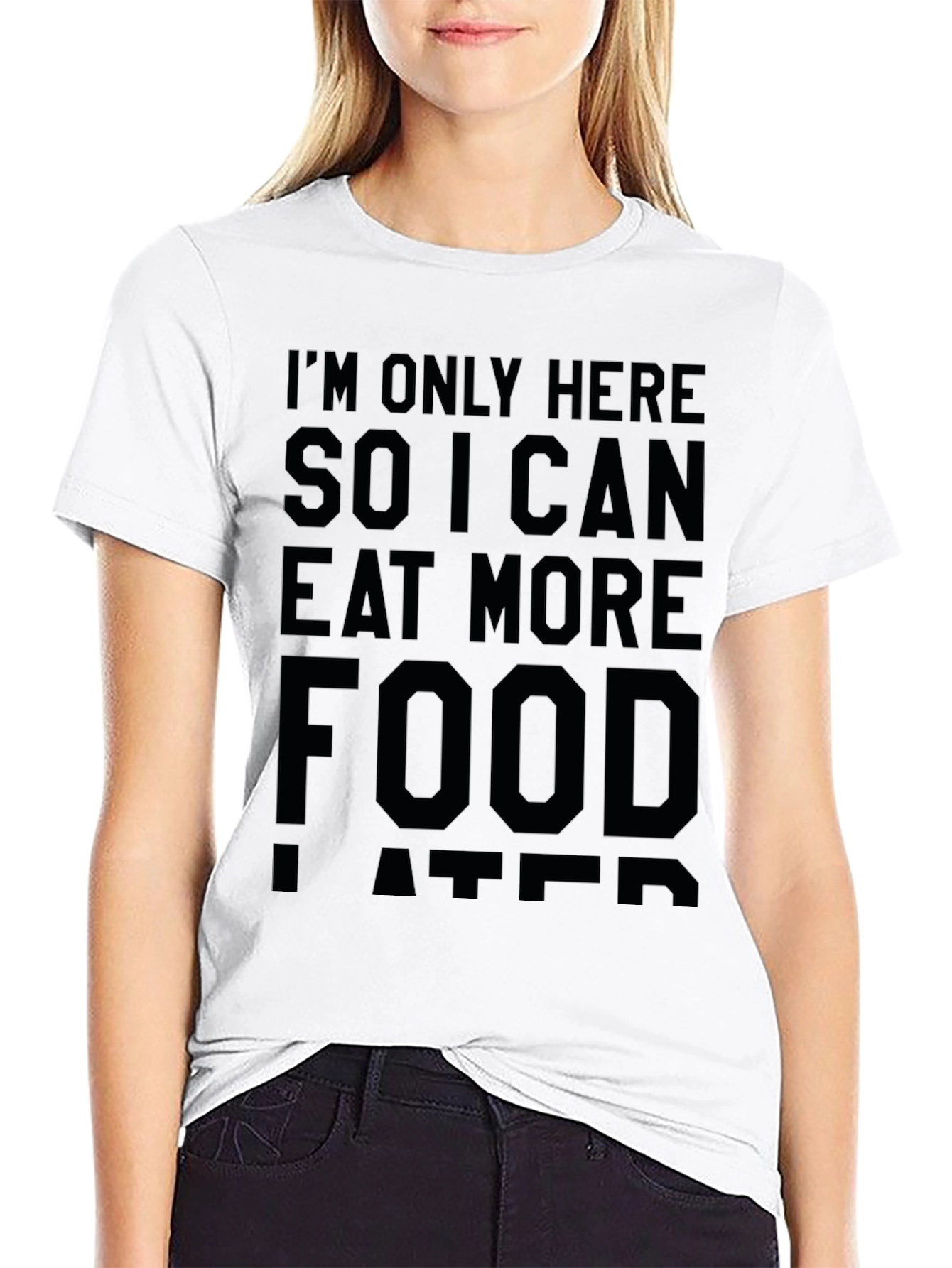 Eat More Food T-Shirt - Funny Graphic Tee