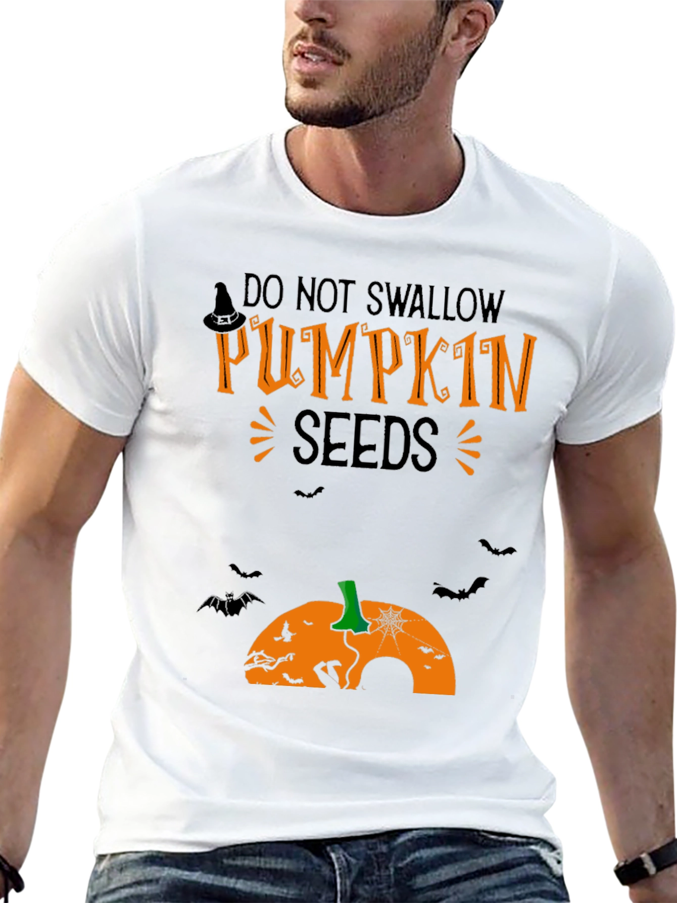 Halloween Pumpkin Seed T-Shirt
