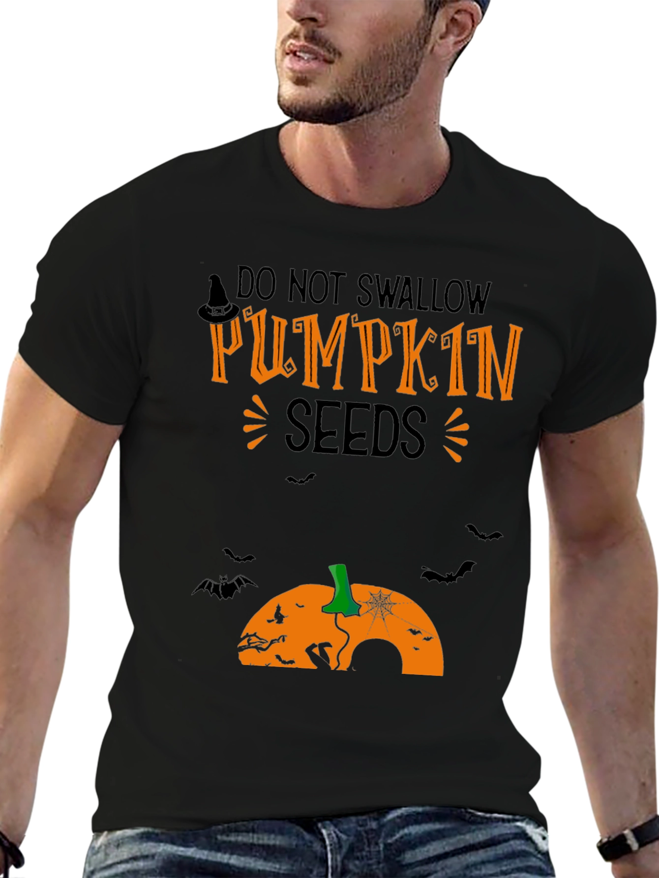 Halloween Pumpkin Seed T-Shirt